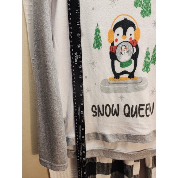 Jammies For Your Familie Pajama Set Womens Size XS Fleece Chirstmas Santa Bundle - Picture 8 of 11